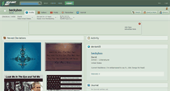 Desktop Screenshot of beckyboo.deviantart.com