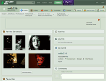 Tablet Screenshot of mido216.deviantart.com