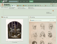 Tablet Screenshot of bergholtz.deviantart.com