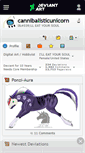 Mobile Screenshot of cannibalisticunicorn.deviantart.com
