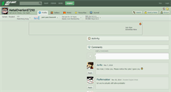 Desktop Screenshot of metaloverlord7290.deviantart.com