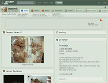 Tablet Screenshot of brandejs.deviantart.com
