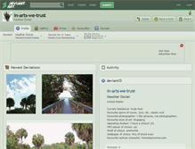 Tablet Screenshot of in-arts-we-trust.deviantart.com