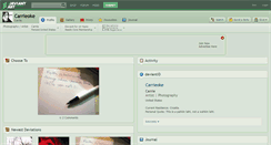 Desktop Screenshot of carrieoke.deviantart.com