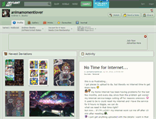 Tablet Screenshot of animamomentlover.deviantart.com