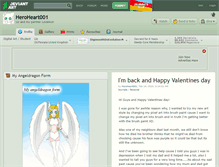 Tablet Screenshot of heroheart001.deviantart.com