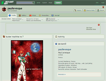 Tablet Screenshot of paullevesque.deviantart.com