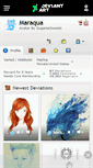 Mobile Screenshot of maraqua.deviantart.com