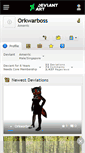 Mobile Screenshot of orkwarboss.deviantart.com
