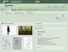 Tablet Screenshot of orkwarboss.deviantart.com