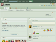 Tablet Screenshot of lalla-mira.deviantart.com