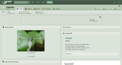 Desktop Screenshot of harpuia.deviantart.com
