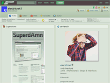 Tablet Screenshot of electricnet.deviantart.com
