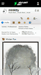 Mobile Screenshot of miniktty.deviantart.com