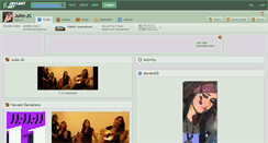 Desktop Screenshot of julie-jg.deviantart.com