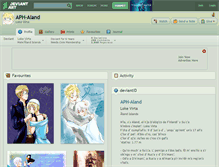 Tablet Screenshot of aph-aland.deviantart.com