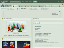 Tablet Screenshot of larryboos.deviantart.com