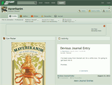 Tablet Screenshot of maverikanim.deviantart.com