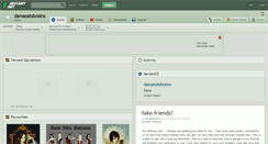 Desktop Screenshot of danaeatsbrains.deviantart.com