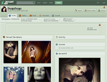 Tablet Screenshot of duyguduygu.deviantart.com