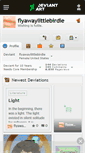 Mobile Screenshot of flyawaylittlebirdie.deviantart.com