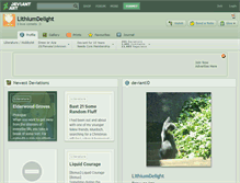 Tablet Screenshot of lithiumdelight.deviantart.com