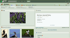 Desktop Screenshot of ductsoup.deviantart.com