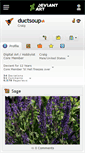 Mobile Screenshot of ductsoup.deviantart.com
