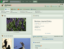 Tablet Screenshot of ductsoup.deviantart.com