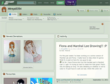 Tablet Screenshot of mireya5354.deviantart.com