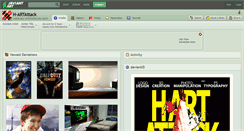 Desktop Screenshot of h-artattack.deviantart.com
