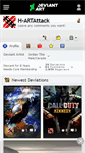 Mobile Screenshot of h-artattack.deviantart.com