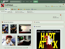 Tablet Screenshot of h-artattack.deviantart.com