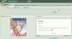 Desktop Screenshot of gracie-d.deviantart.com