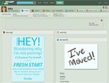 Tablet Screenshot of lairy.deviantart.com