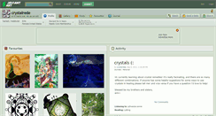 Desktop Screenshot of crystalrede.deviantart.com