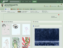 Tablet Screenshot of aoi-no-himawari176.deviantart.com