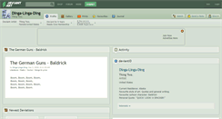 Desktop Screenshot of dinga-linga-ding.deviantart.com