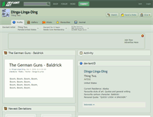 Tablet Screenshot of dinga-linga-ding.deviantart.com