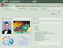 Tablet Screenshot of d-m-a.deviantart.com