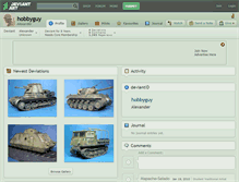 Tablet Screenshot of hobbyguy.deviantart.com