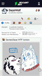 Mobile Screenshot of dazewolf.deviantart.com