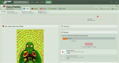 Desktop Screenshot of cherrythekitty.deviantart.com