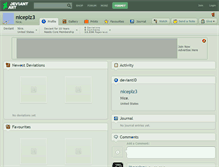 Tablet Screenshot of niceplz3.deviantart.com