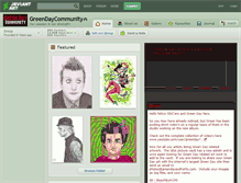 Tablet Screenshot of greendaycommunity.deviantart.com