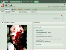 Tablet Screenshot of kid-v99x2.deviantart.com