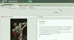 Desktop Screenshot of majoraempress.deviantart.com