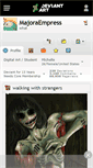 Mobile Screenshot of majoraempress.deviantart.com