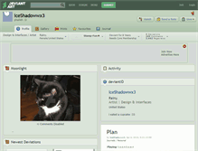 Tablet Screenshot of iceshadowwx3.deviantart.com
