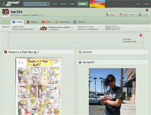 Tablet Screenshot of her354.deviantart.com